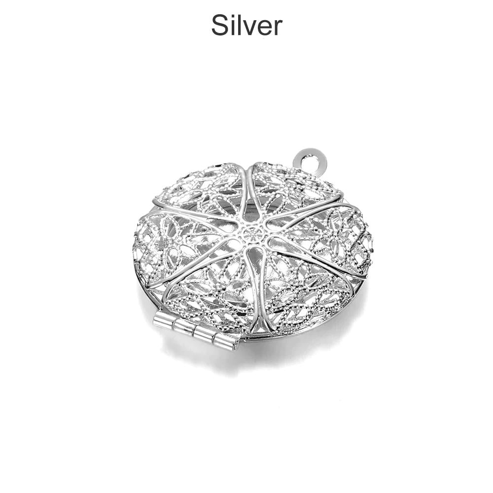 Round Photo Locket Pendant