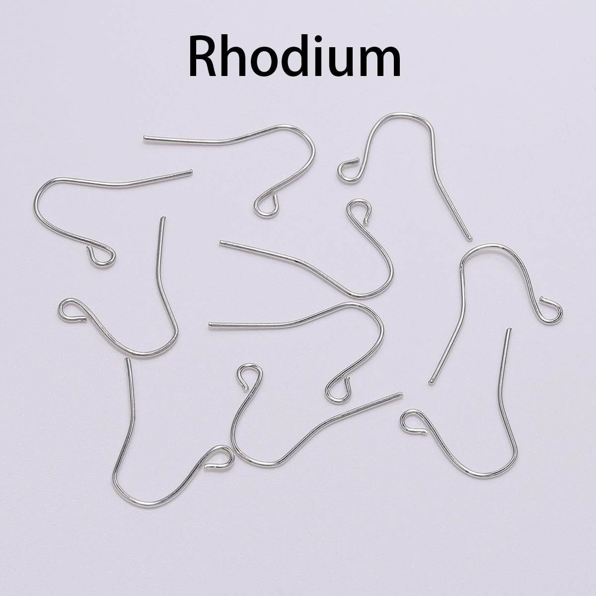 100Pcs - 19x18mm Earring Hooks Twist  Ear Hook