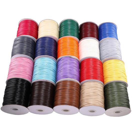 26 Color Line Waxed Cord, 10m lot