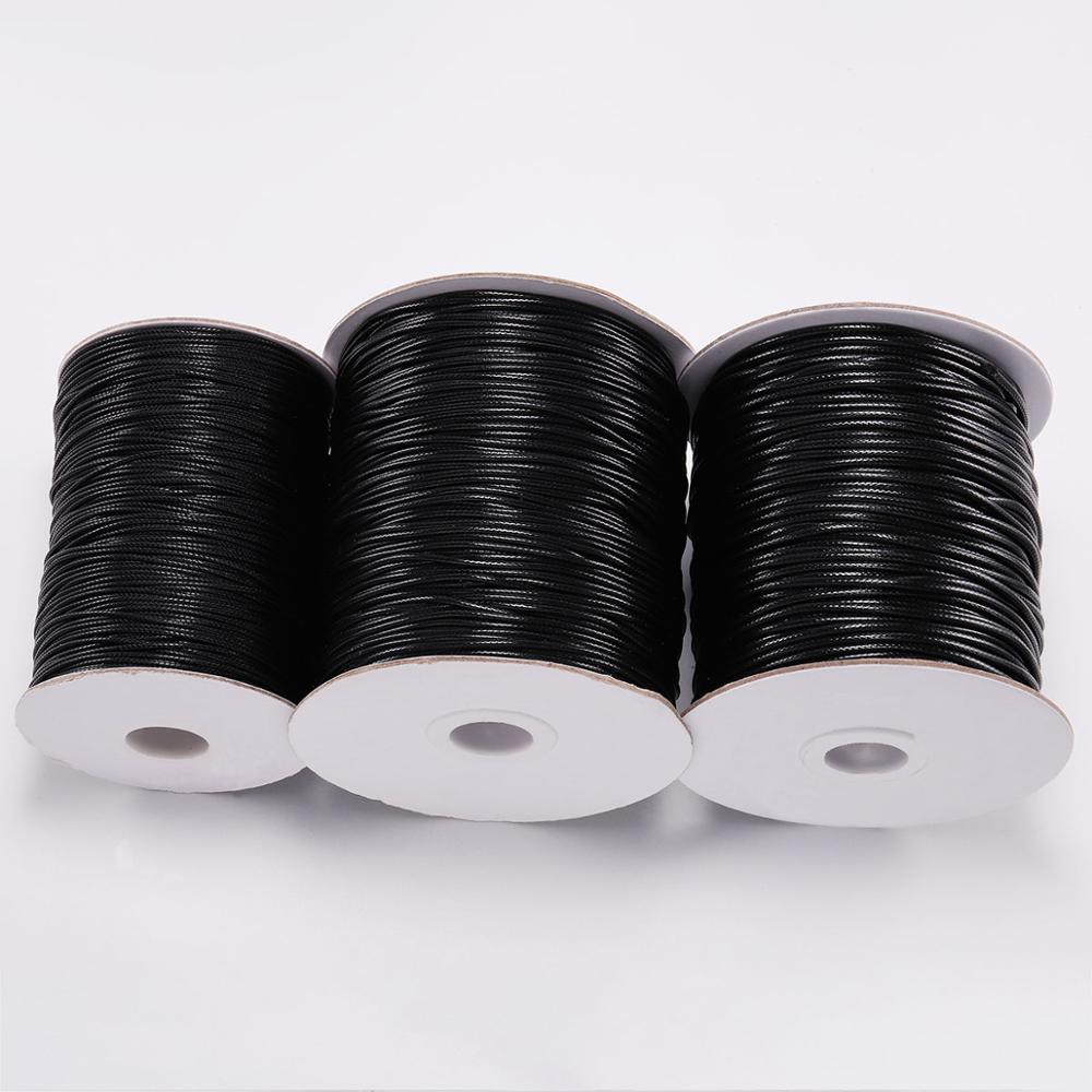 Leather Cord, 0.5 0.8 1.0 1.5 2.0 mm Cord Braided Rope - 10m