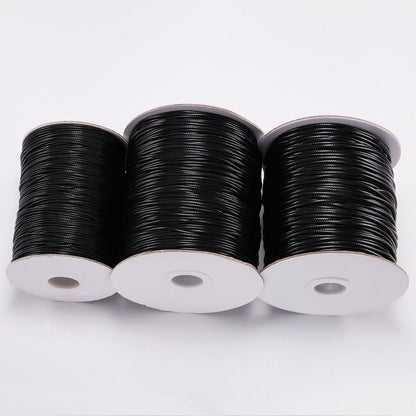 Leather Cord, 0.5 0.8 1.0 1.5 2.0 mm Cord Braided Rope - 10m