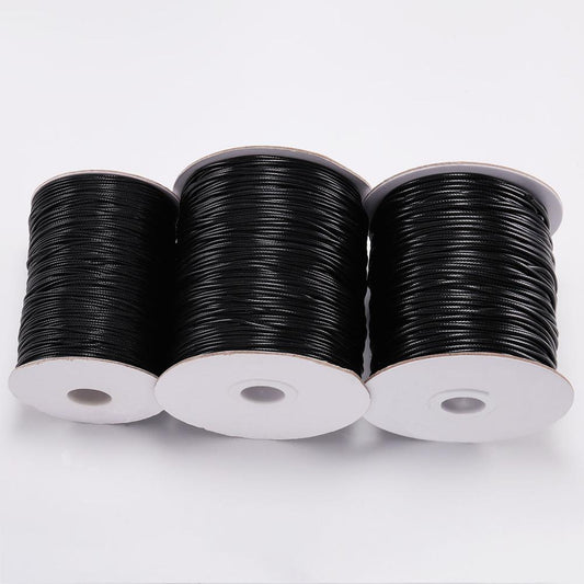 Leather Cord, 0.5 0.8 1.0 1.5 2.0 mm Cord Braided Rope - 10m
