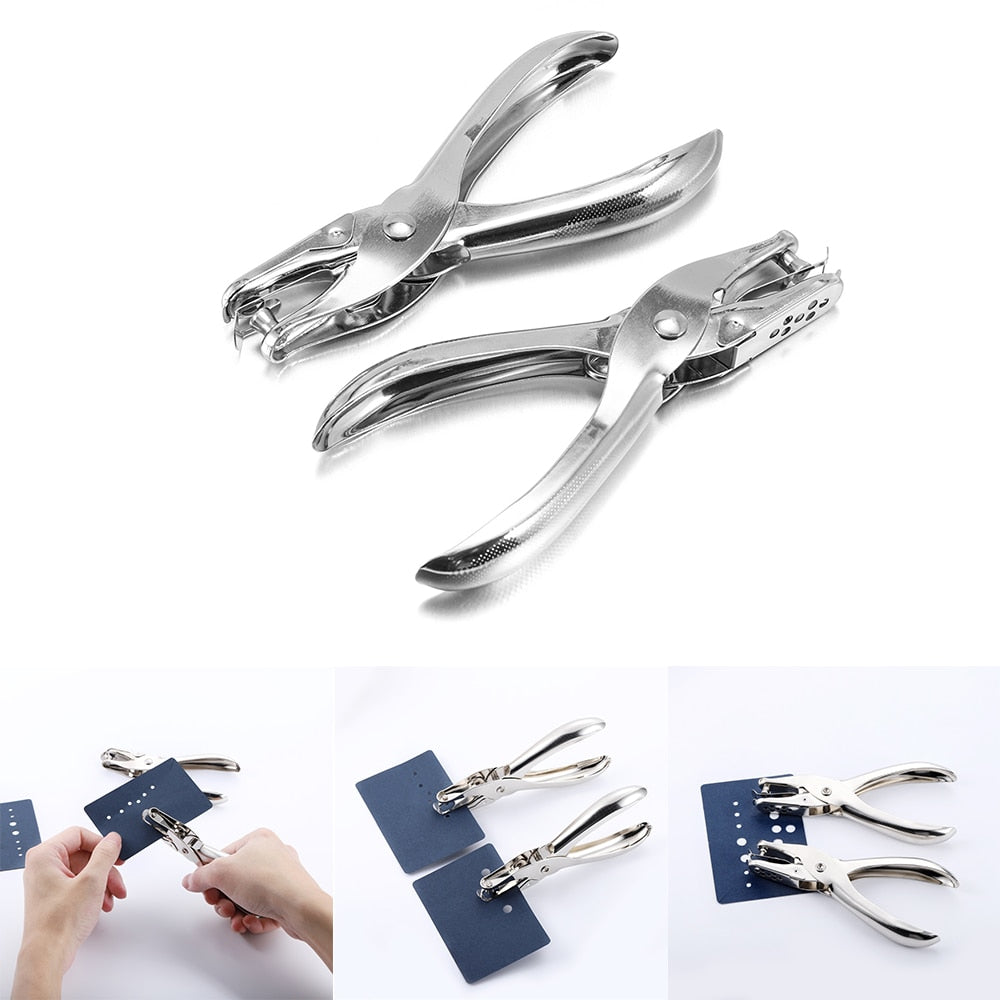 Metal Hand Paper Punch, 3/6mm Hole