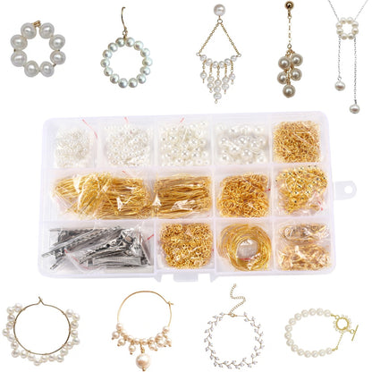 Jewelry Making Supplies Kit, 1200pcs