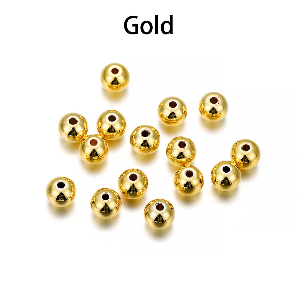 Ball Spacer Beads, 10-100pcs