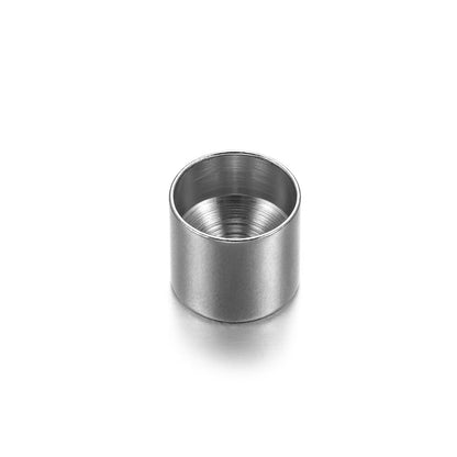 Fold Over Crimp Cord End Findings, 30/20pcs