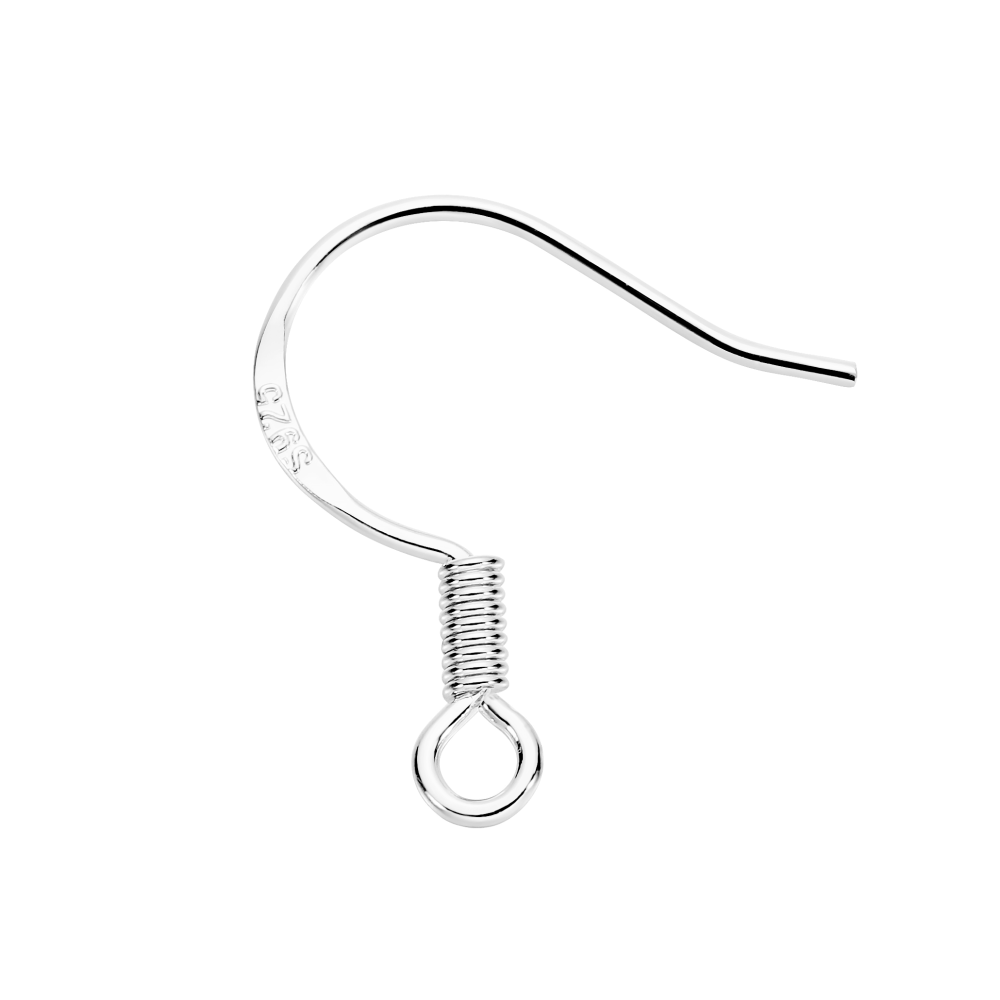 0.6x15mm Earring Clasps Hooks, 50Pcs