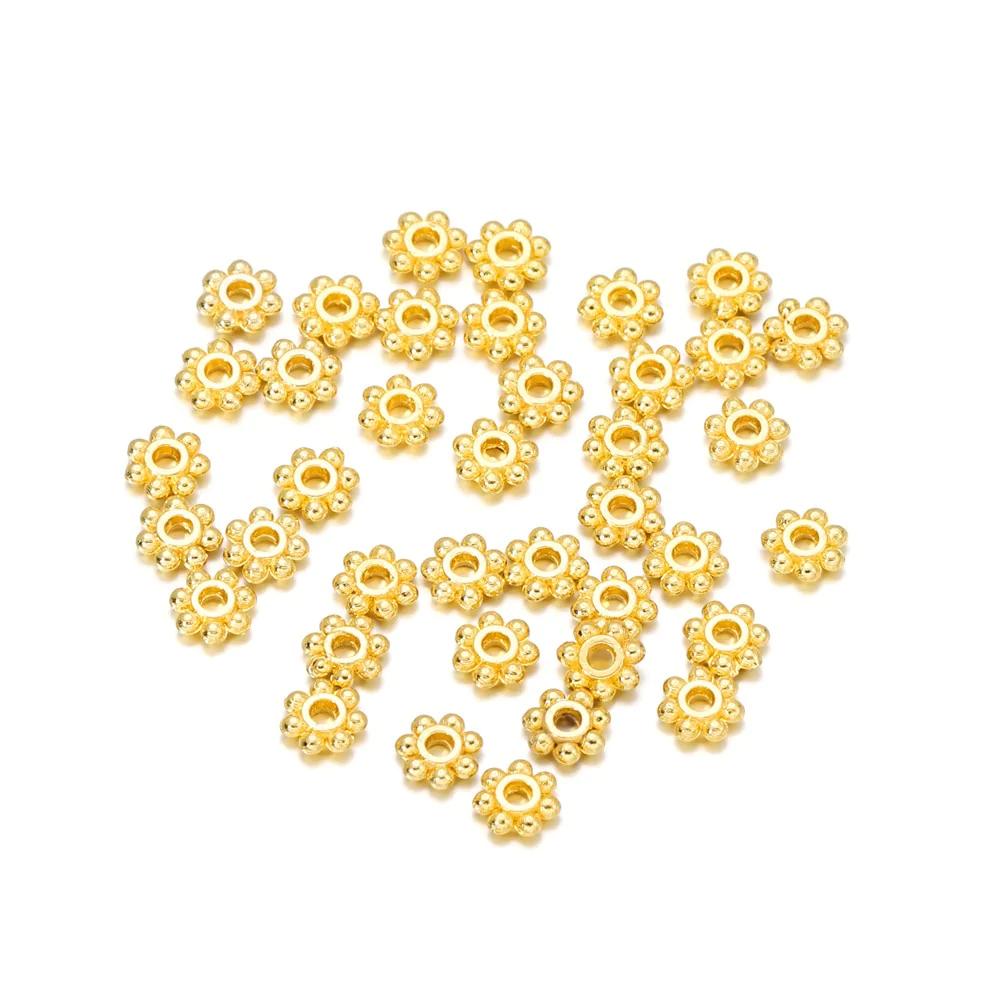 Antique Flat Round Spacer Beads, 200pcs