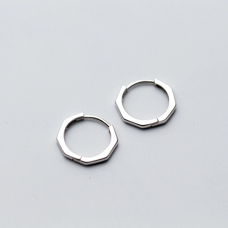 Classic Geometric Fashion Hoop Earrings