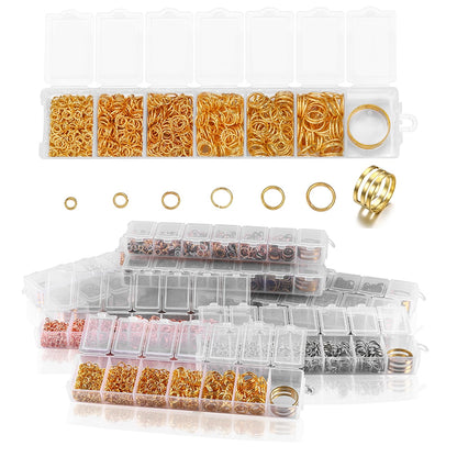 Open Jump Ring Connectors Set, 975pcs