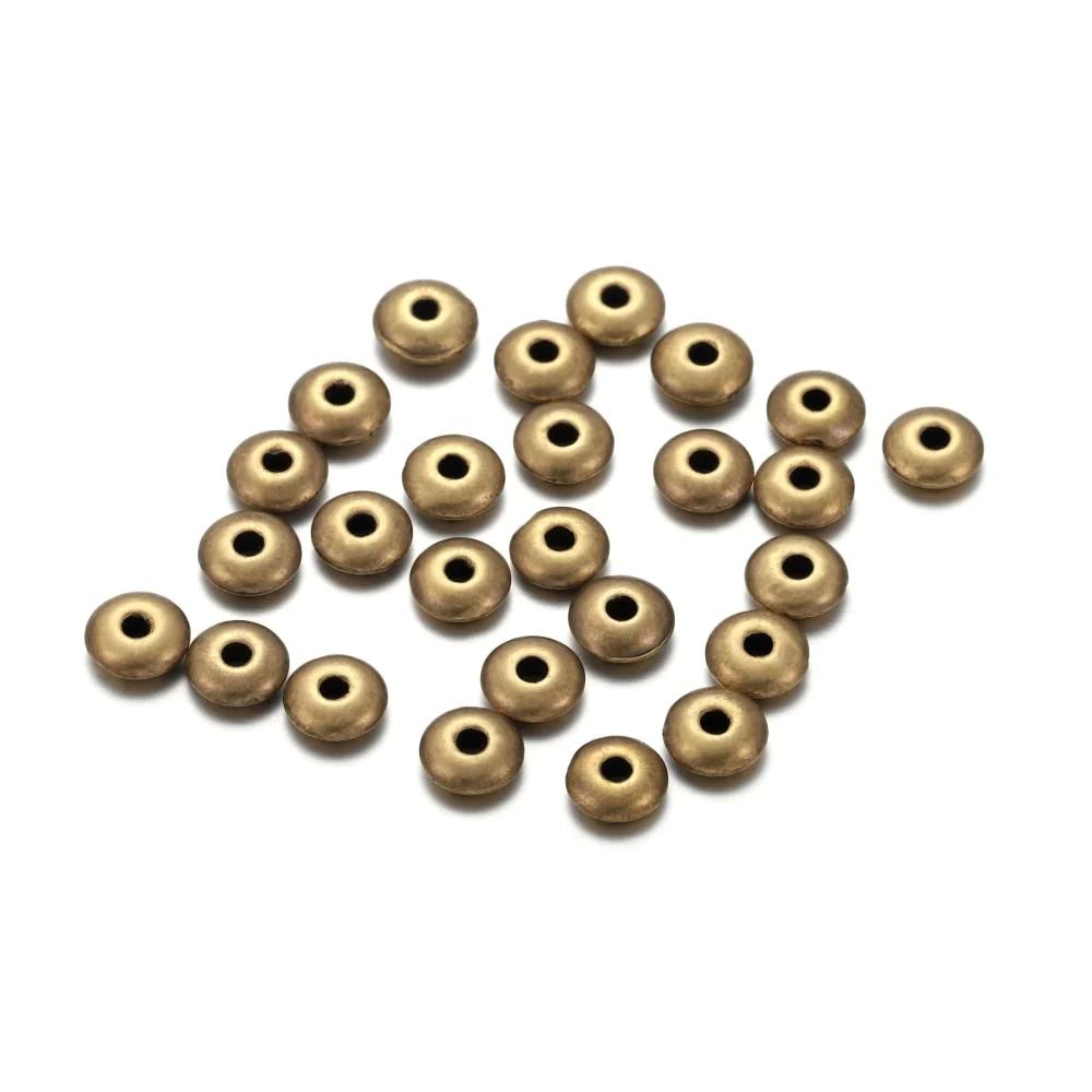 200-400pcs CCB Rondelle Spacer Beads, 5-6mm