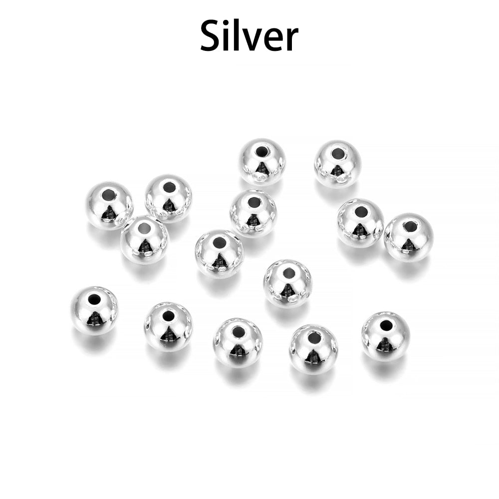 Ball Spacer Beads, 10-100pcs