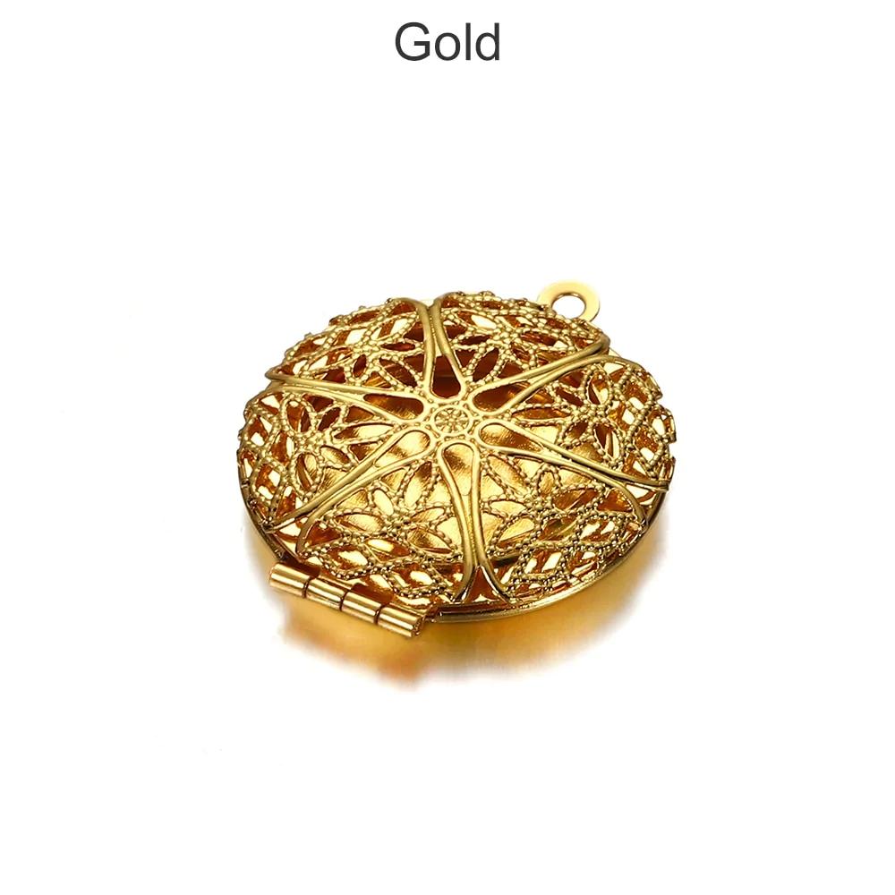 Round Photo Locket Pendant