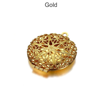 Round Photo Locket Pendant
