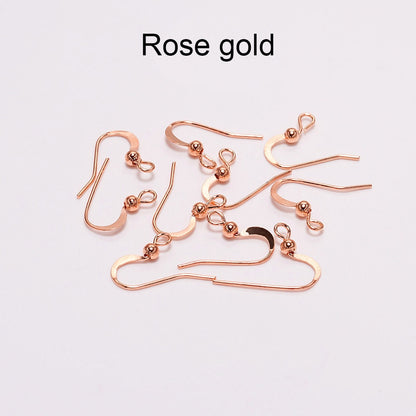 100Pcs - 19x18mm Earring Hooks Twist  Ear Hook