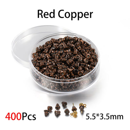 Box Silicone Bullet Earrings Back, 800Pcs