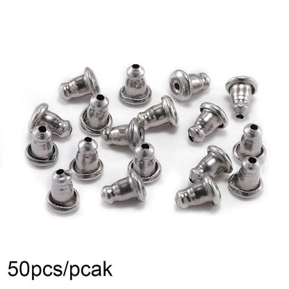Earring Studs Backs, 50-200pcs