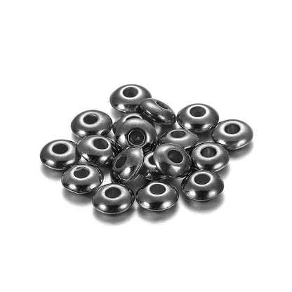 200-400pcs CCB Rondelle Spacer Beads, 5-6mm