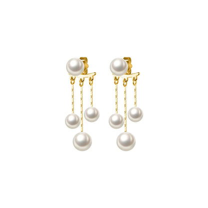 Charm Pearl Drop Earrings
