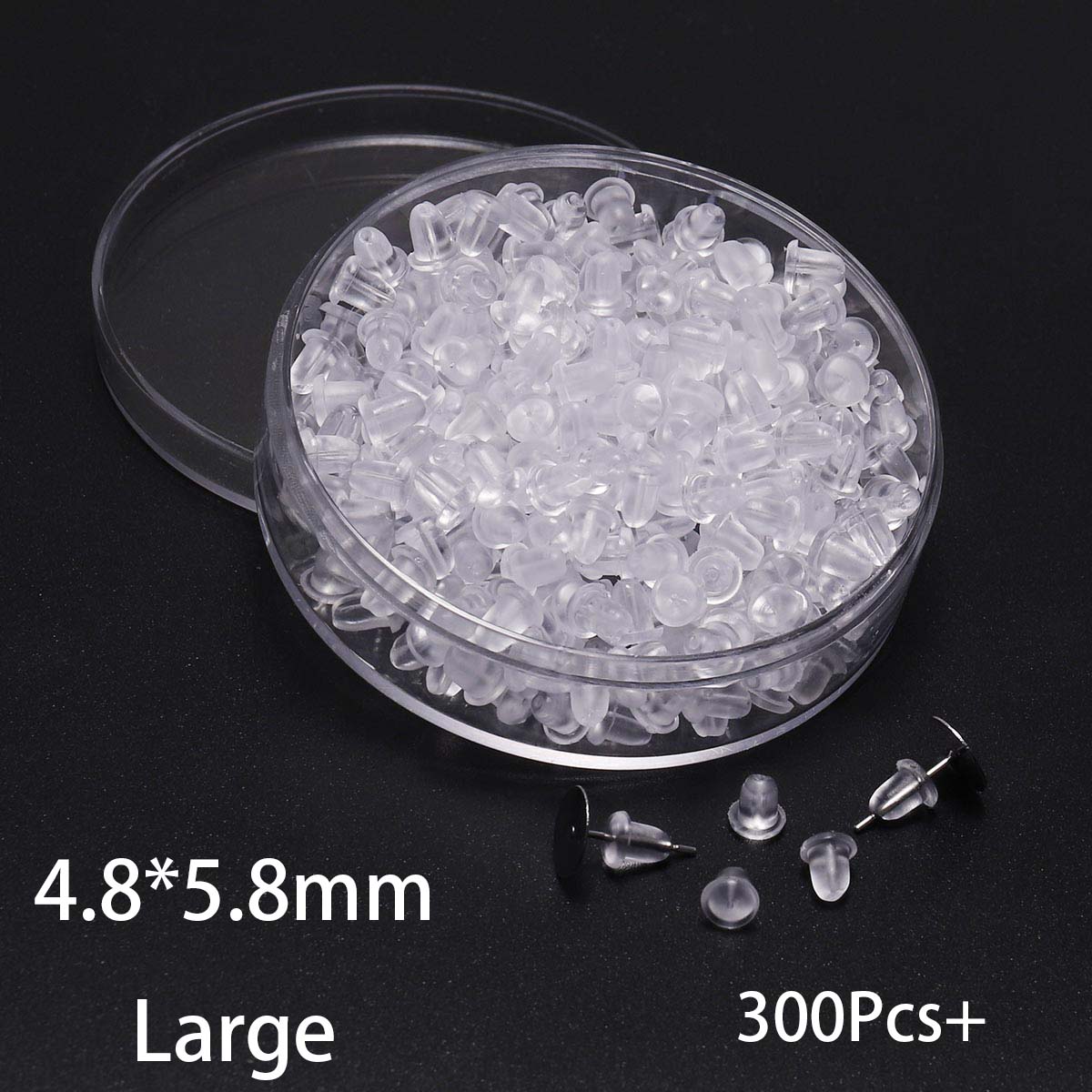 Earring Backs & Stoppers Set, 1Box
