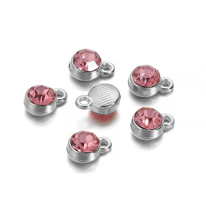 Colorful Crystal Birthstone Dangle Charms