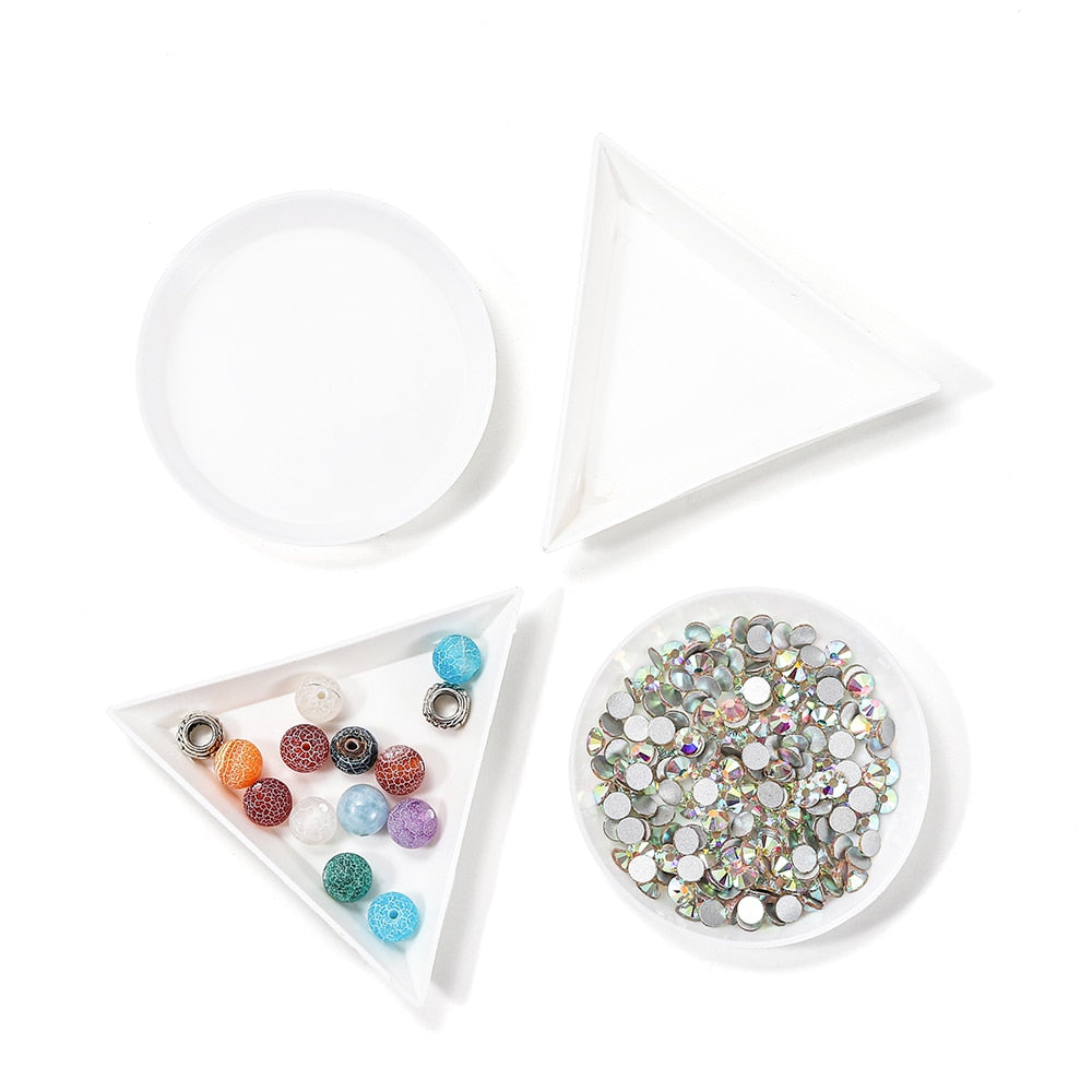 10 Stück Strass-Display-Tabletts