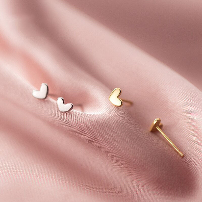 Mini Love Hearts Stud Earring