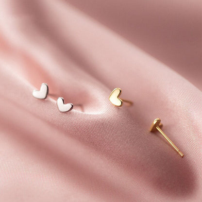 Mini Love Hearts Stud Earring