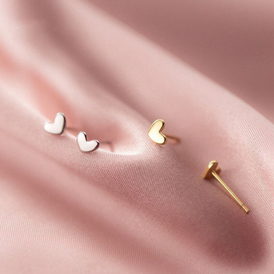 Mini Love Hearts Stud Earring