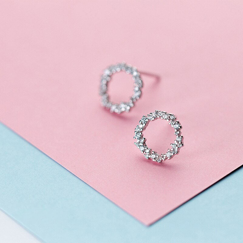 Engagement Statement Stud Earrings