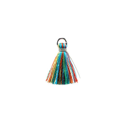 10 à 20 pendentifs à petits pompons en coton de 2 cm.