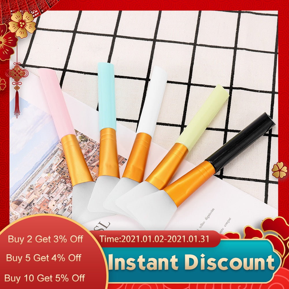 Silicone Brush for Epoxy Resin, 1-5pcs