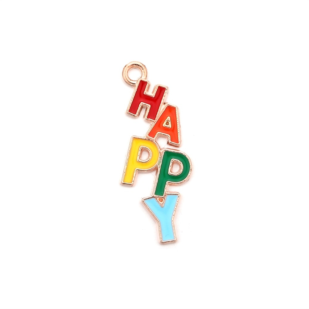 Cute Sun Keychain Cartoon Printing Connectors, 4Pcs