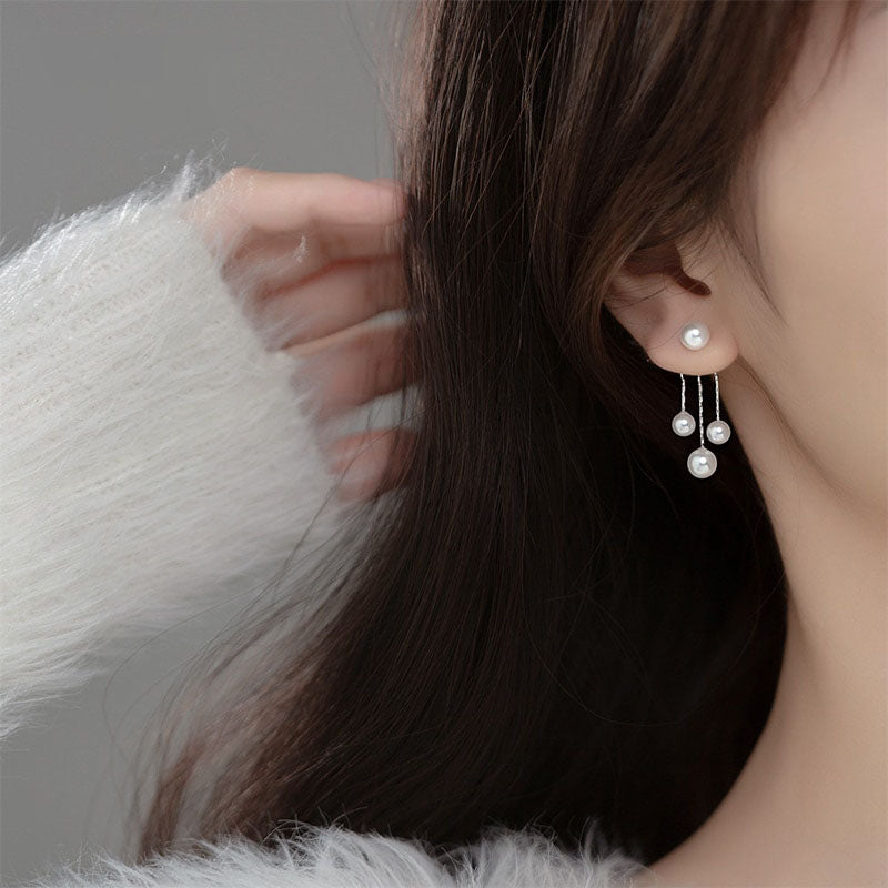 Charm Pearl Drop Earrings
