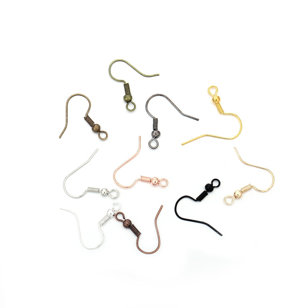 Earring Making Set: Hooks, Rings & Connects, 100-300pcs
