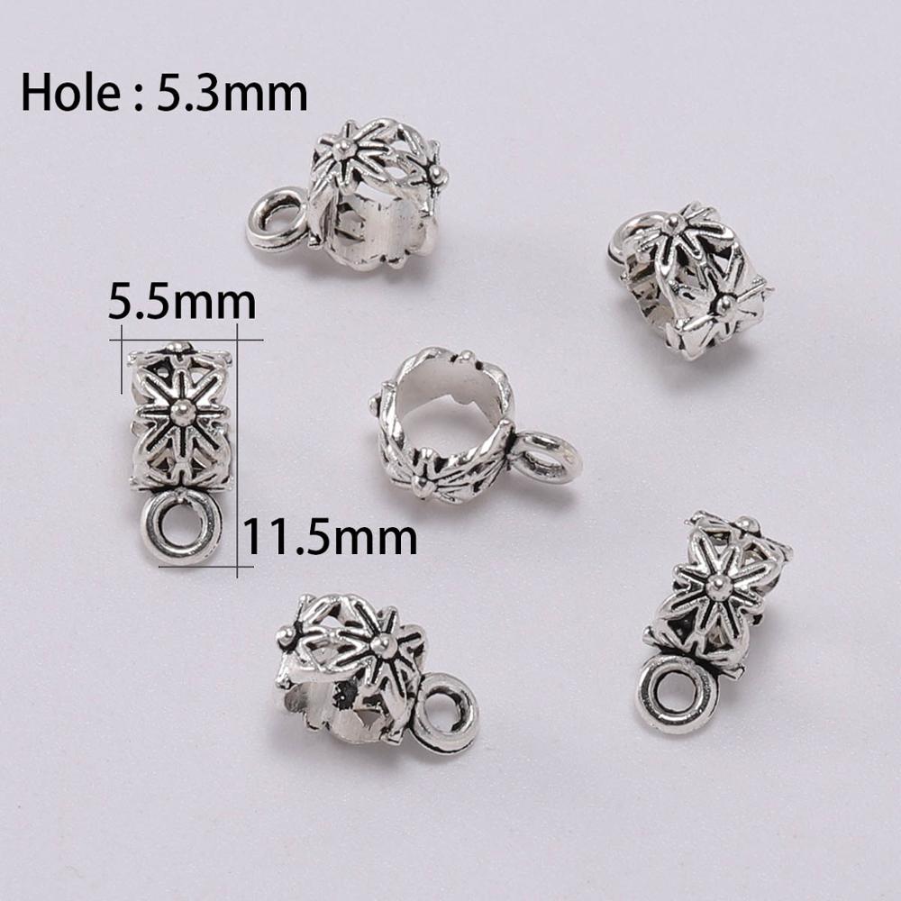 Antique Connector Clip Bail Beads, 20pcs/lot