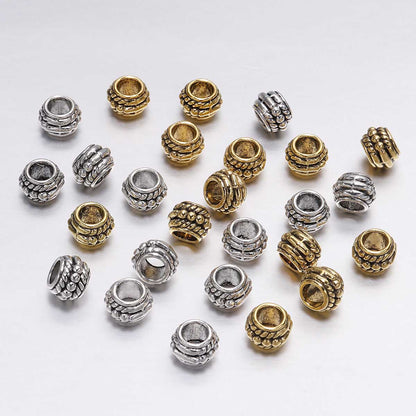 8mm Antique Spacer Bead, 30pcs