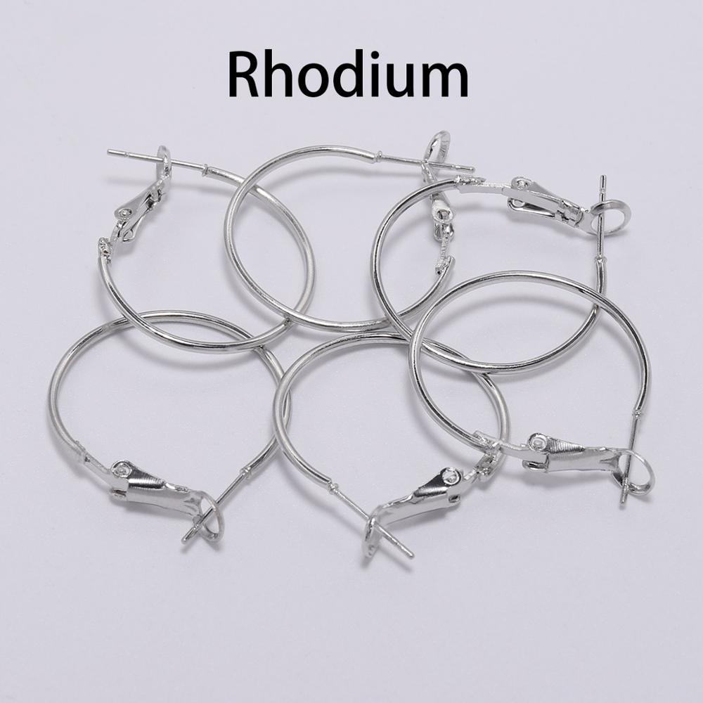 20-50mm Gold Circle Hoop Earrings