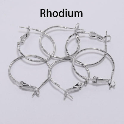 20-50mm Gold Circle Hoop Earrings