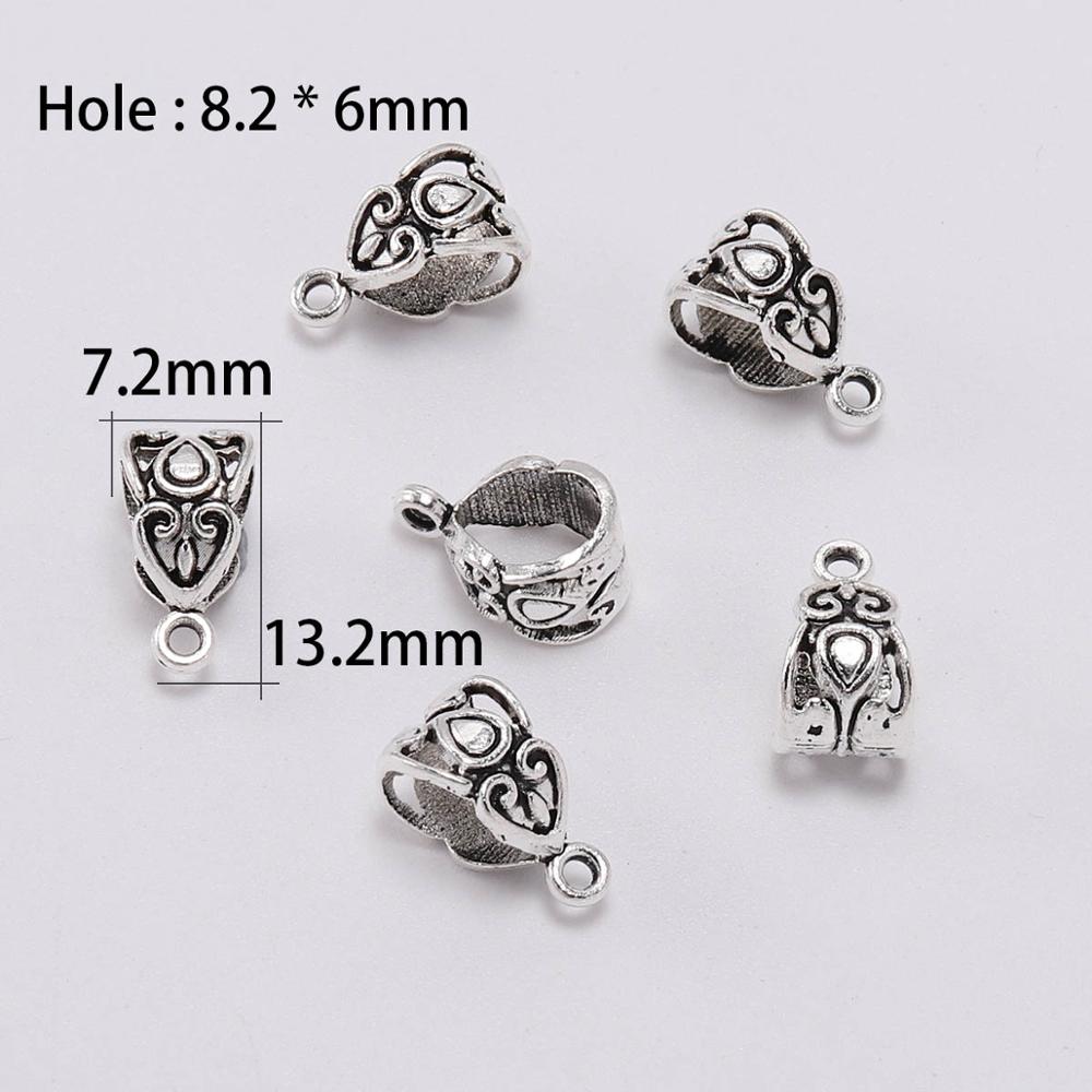 Antique Connector Clip Bail Beads, 20pcs/lot