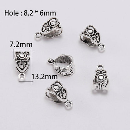 Antique Connector Clip Bail Beads, 20pcs/lot