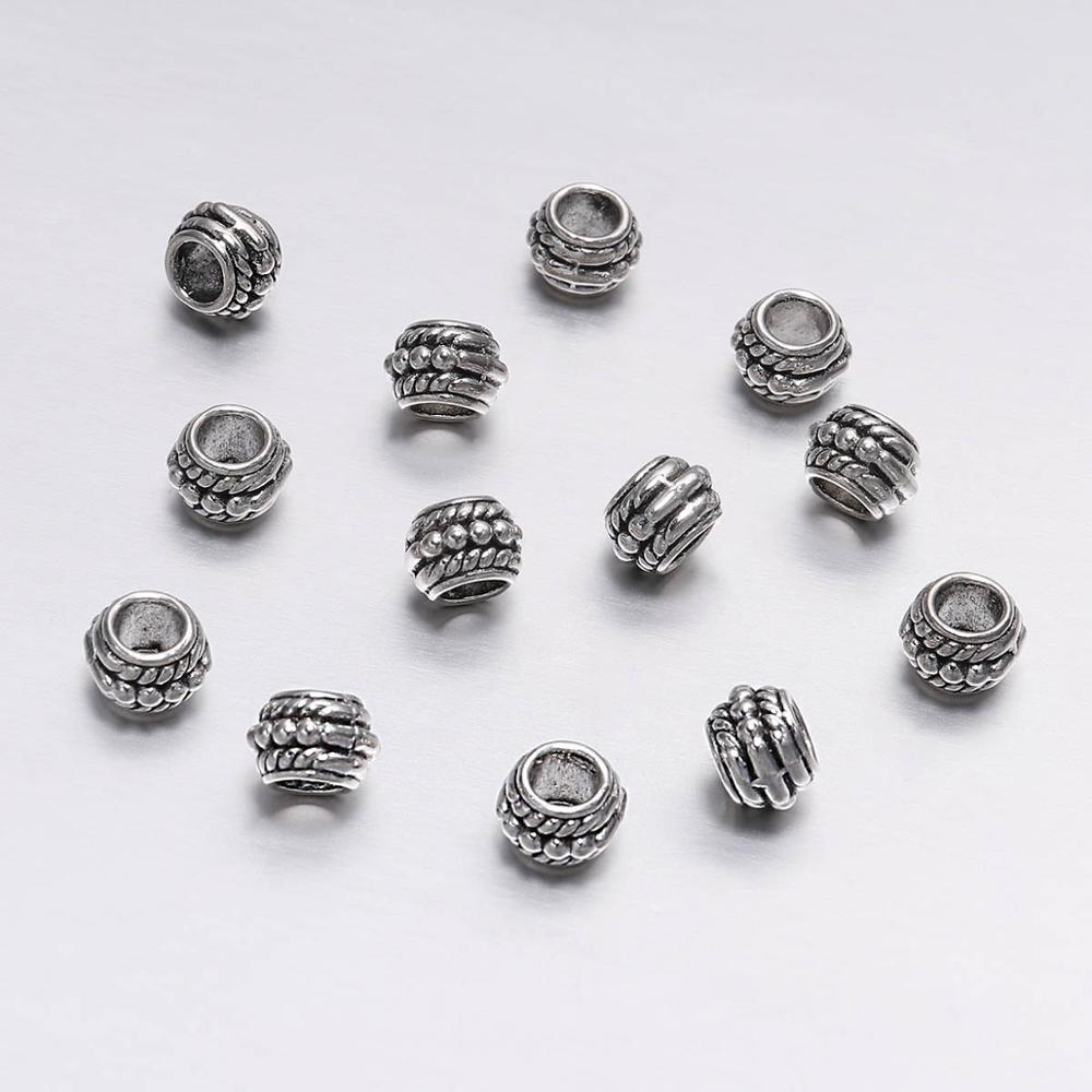 8mm Antique Spacer Bead, 30pcs