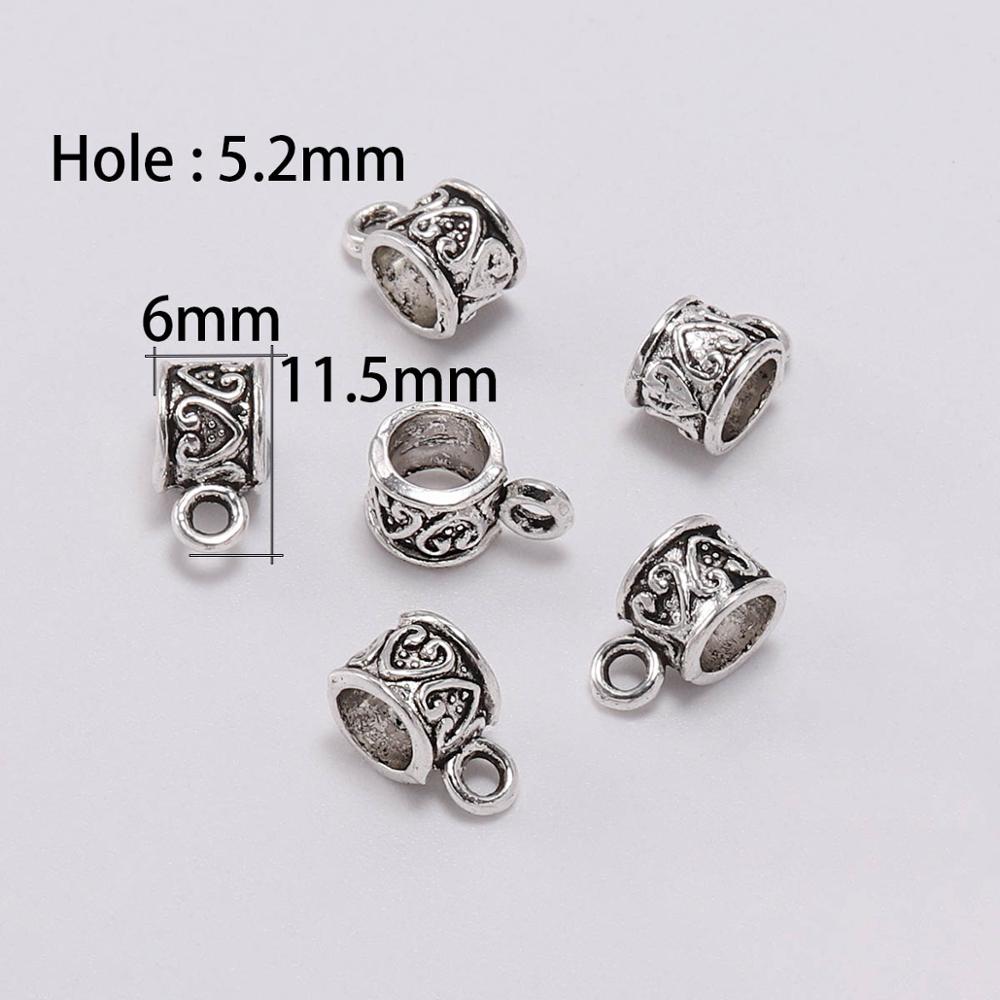 Antique Connector Clip Bail Beads, 20pcs/lot