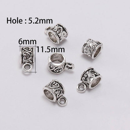 Antique Connector Clip Bail Beads, 20pcs/lot