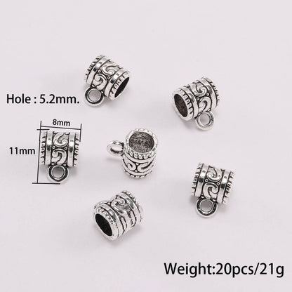 Antique Connector Clip Bail Beads, 20pcs/lot