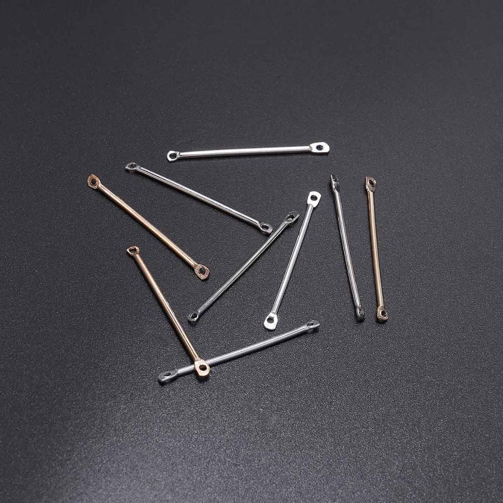 15-40mm Double Cylinder Bar Earrings, 50pcs