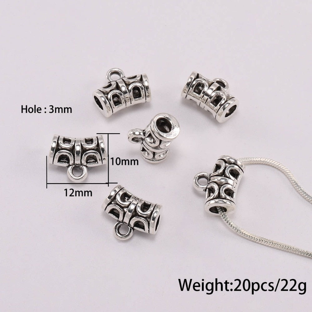 Antique Connector Clip Bail Beads, 20pcs/lot