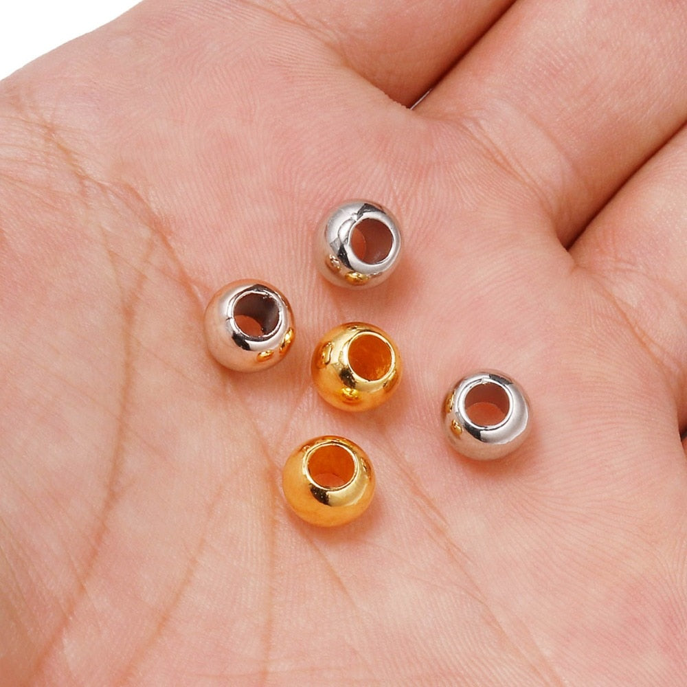 4-12mm Big Hole CCB Spacer Beads