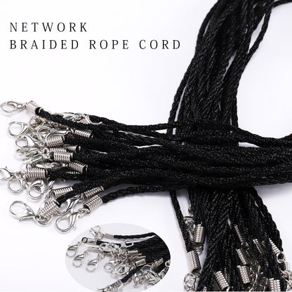 1.8mm Adjustable Braided Rope, High-Quality Nylon cord, 10pcs