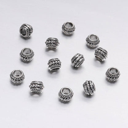 8mm Antique Spacer Bead, 30pcs